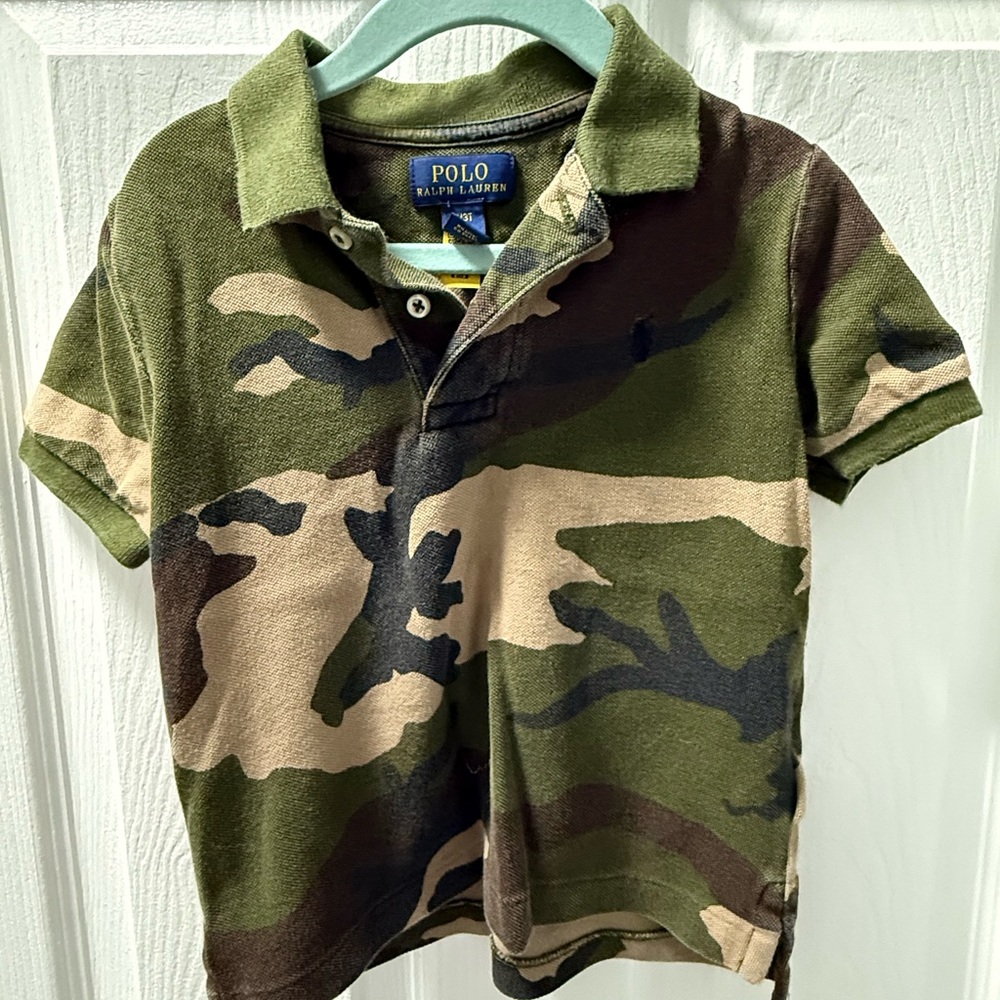 Polo by Ralph Lauren Kids Green Camouflage Polo